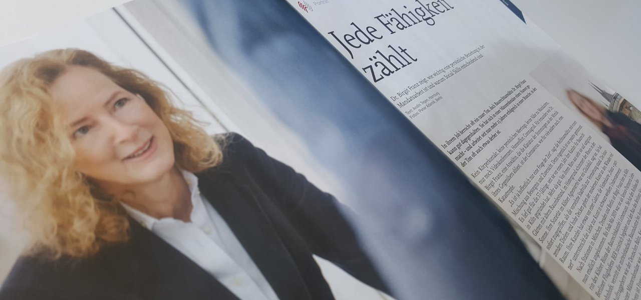 Rechtsanwältin Dr. Birgit Franz im Anwaltsblatt