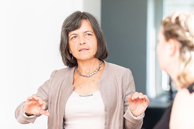 Baurechtsanwältin Manuela Stadel im Gespräch