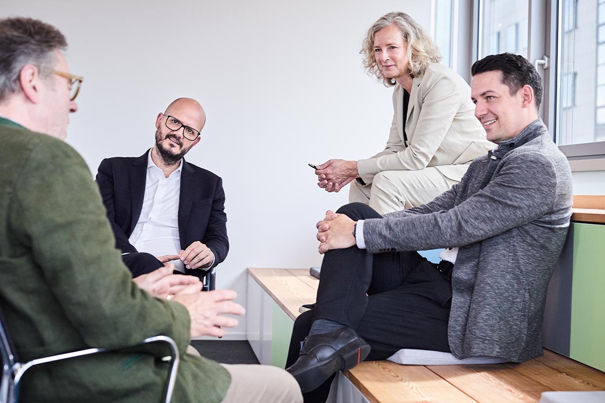 Team aus Partnern der Kanzlei franz + partner rechtsanwälte